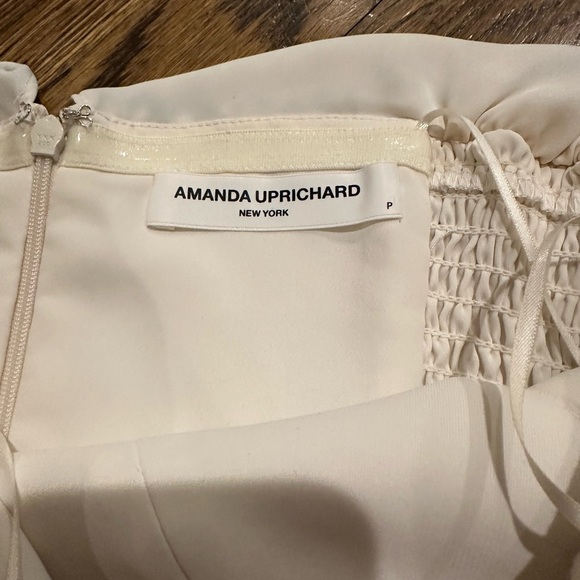 AMANDA UPRICHARD Topanga Mini Dress in Ivory - Picture 5 of 7